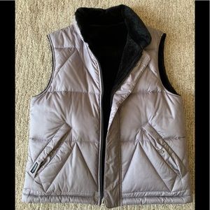 Volcom puffer vest reversible